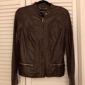 Faux Leather Jacket